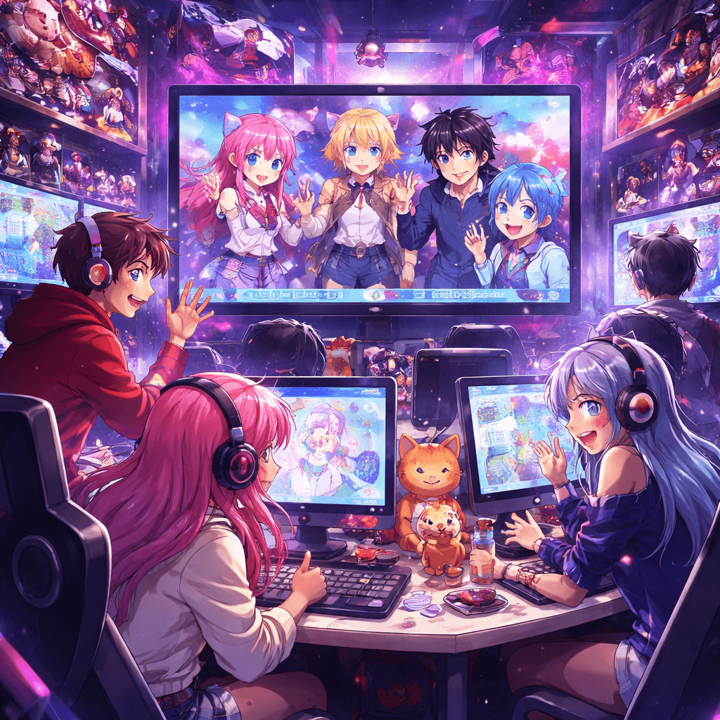 Anime Chat Room — گروه ChatGPT
